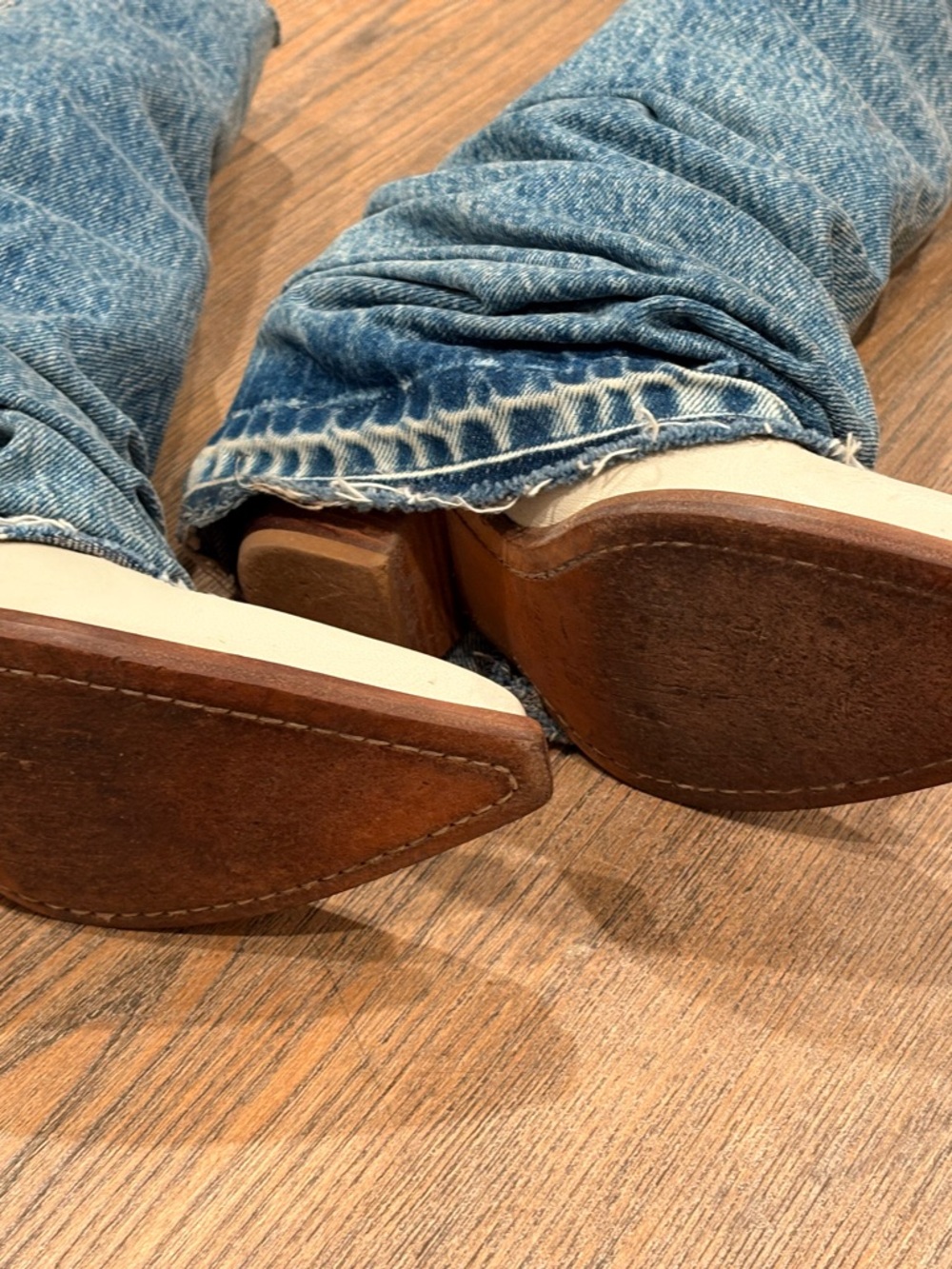 R13 Leather Boot in Warm Brown - Picture 7 of 7